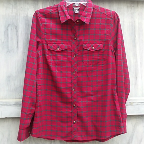 Eddie Bauer flannel shirt - Picture 3 of 6